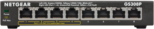 Picture of 8-Port PoE Gigabit Ethernet Switch