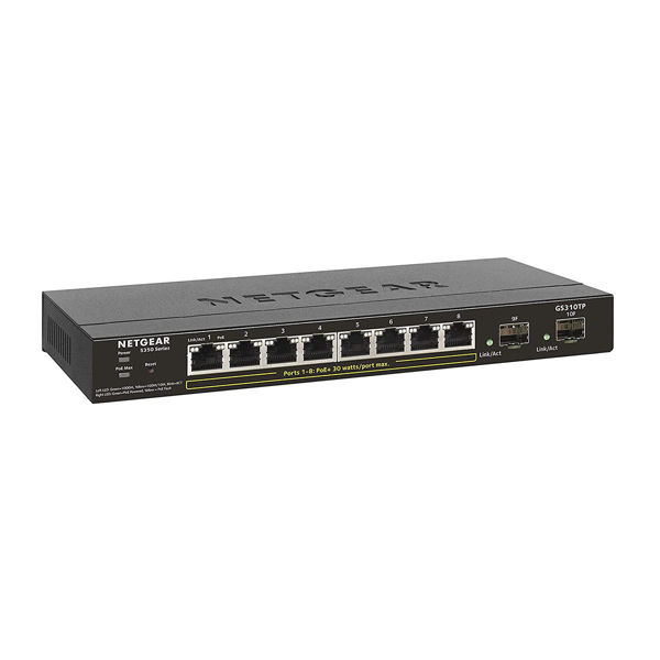 Picture of 8-port Gigabit PoE+ Ethernet Smart Managed Pro Switch