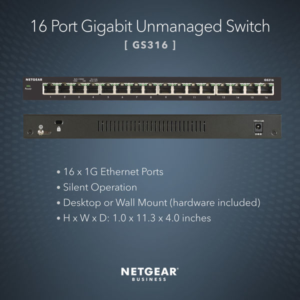 Picture of 16-Port Gigabit Ethernet Switch