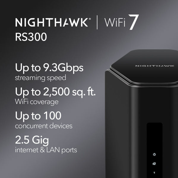 Picture of Nighthawk® WiFi 7 Tri-Band Router (RS300)