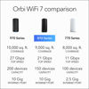 Picture of NETGEAR Orbi 870 Series Tri-band WiFi 7 Mesh System (RBE873B)