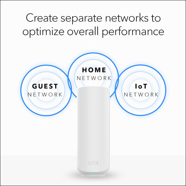 Picture of NETGEAR Router Orbi 370 Series Dual-Band WiFi 7 Mesh 3-Pack(RBE373)