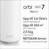 Picture of NETGEAR Router Orbi 370 Series Dual-Band WiFi 7 Mesh 1-Pack(RBE370)
