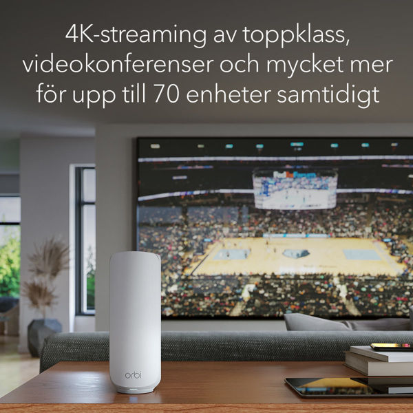 Picture of NETGEAR Router Orbi 370 Series Dual-Band WiFi 7 Mesh 1-Pack(RBE370)