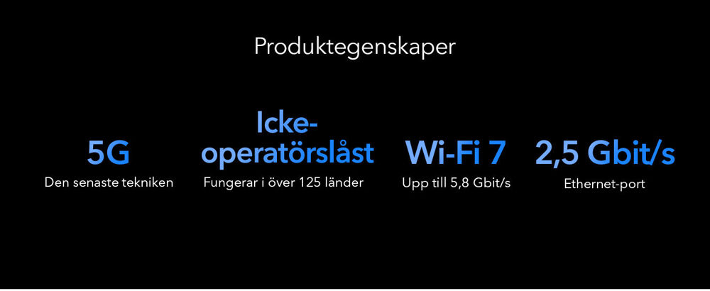 NIGHTHAWK M7 PRO 5G WIFI7 HOTSPOT (MR7450-100EUS)