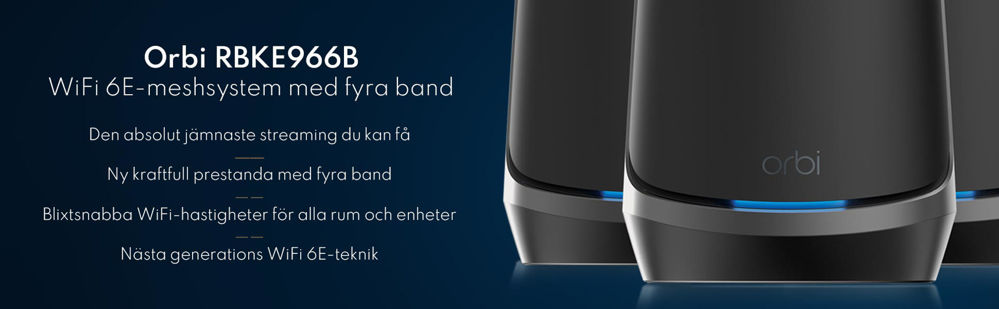 AXE11000 WiFi Mesh System (RBKE966B-100EUS)