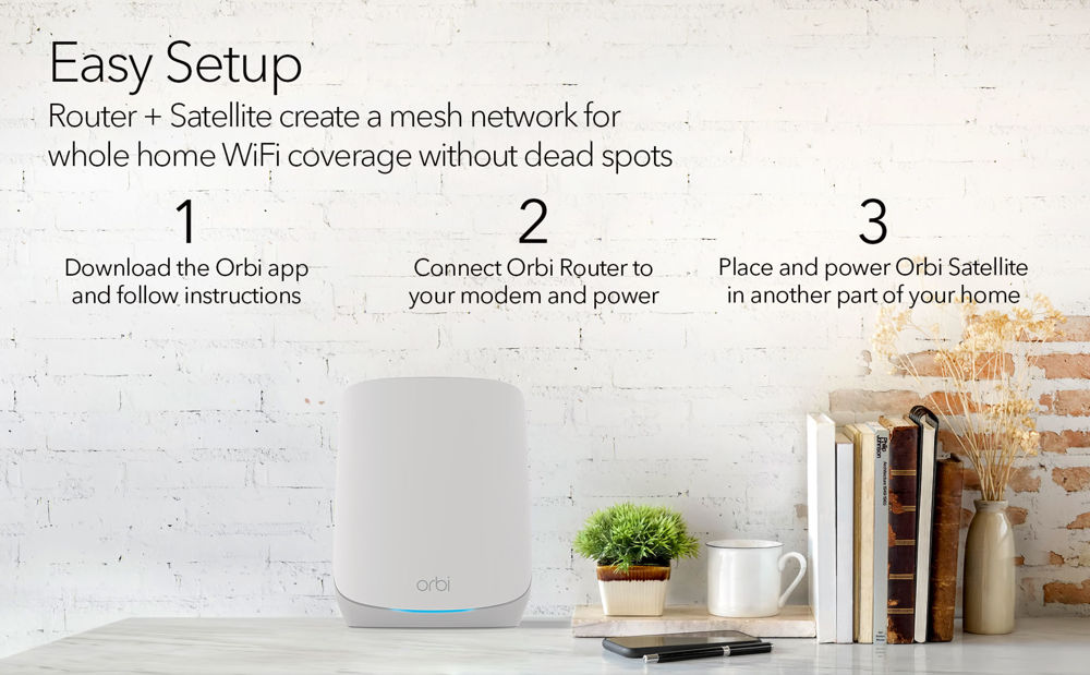 AX5400  WiFi 6 Whole Home Mesh WiFi System (RBK763S)
