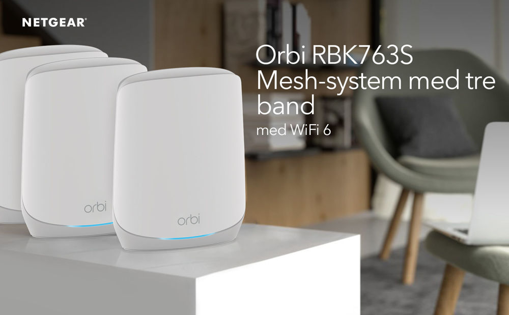 AX5400  WiFi 6 Whole Home Mesh WiFi System (RBK763S)