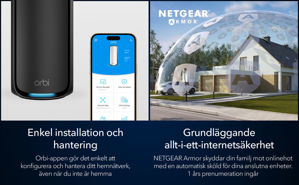 BE27000 Quad Band WiFi 7 Mesh system (RBE972SB)