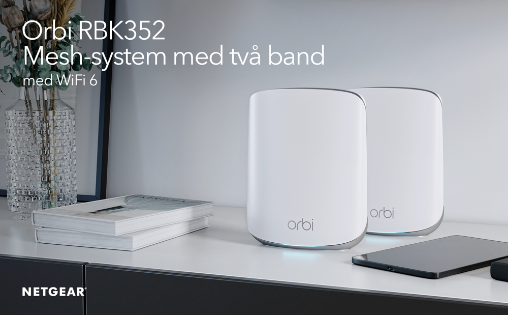 AX1800 WiFi 6 Whole Home Mesh WiFi System (RBK352)