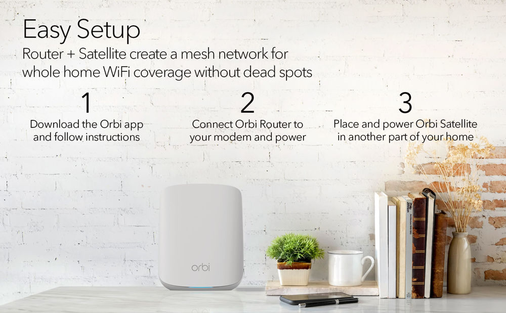 AX1800 WiFi 6 Whole Home Mesh WiFi System (RBK353)