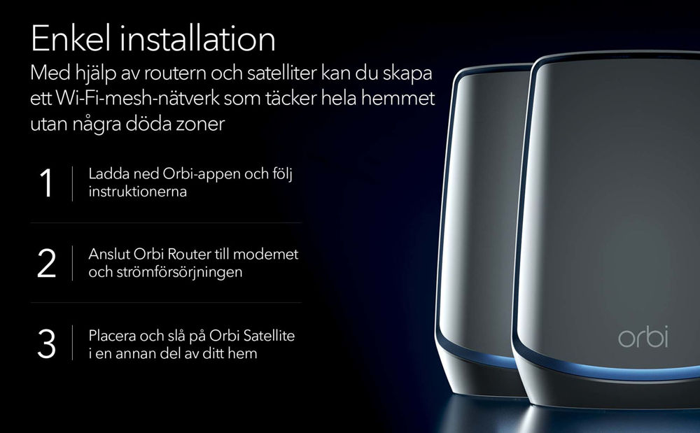 AX6000 WiFi 6 Whole Home Mesh WiFi System (RBK855)