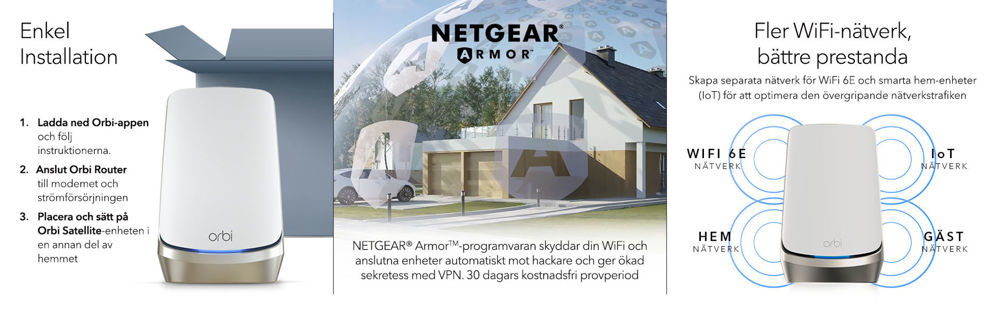 AXE11000 WiFi Mesh System (RBKE962)