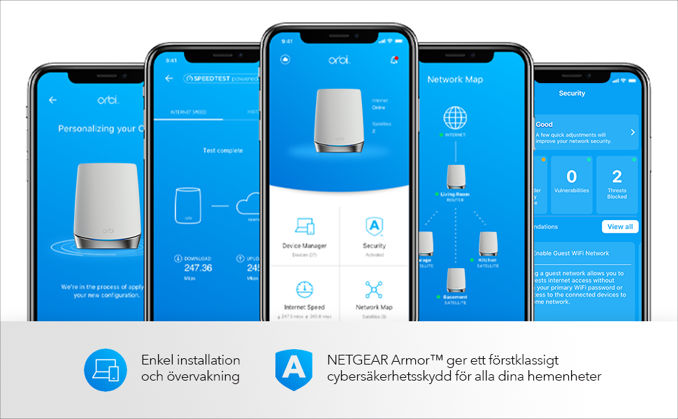 AX4200 WiFi 6 Whole Home Mesh WiFi System (RBK755)